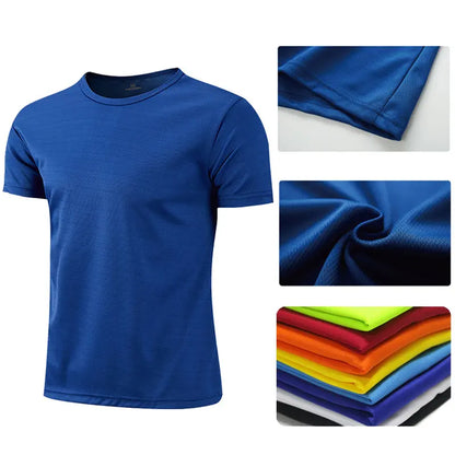 Unisex Quick Dry Breathable Sports T Shirt