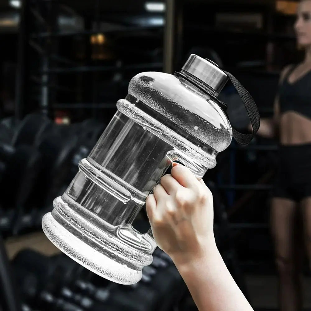 2L Large Capacity PETG Sports Water Bottle with Handle