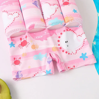 Children’s Cartoon Buoyancy Swimsuit One Piece Swimwear for Boys & Girls