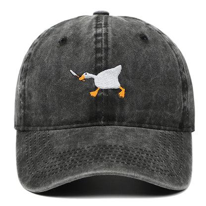 Unisex Embroidered Goose Baseball Cap