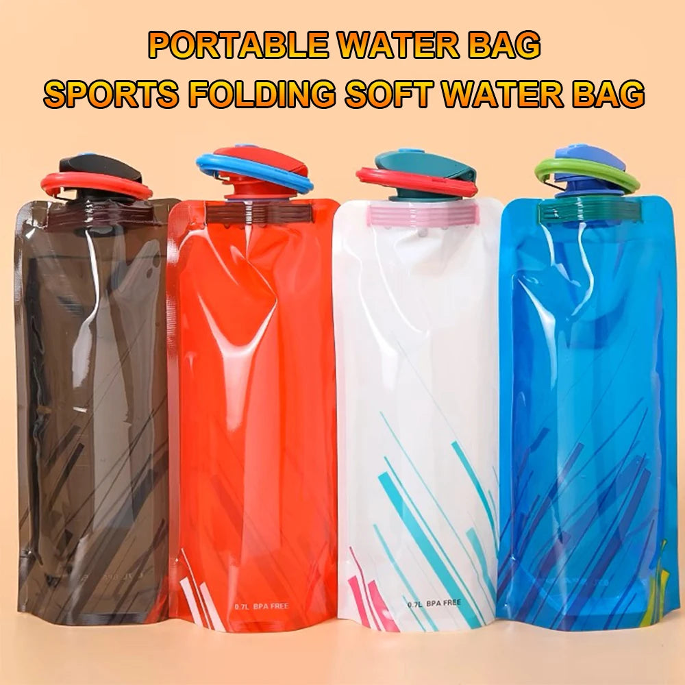 Portable Foldable PE Sports Water Bottle