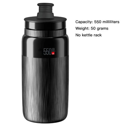 BPA Free Squeeze Cycling Water Bottle with Magnetic Cage