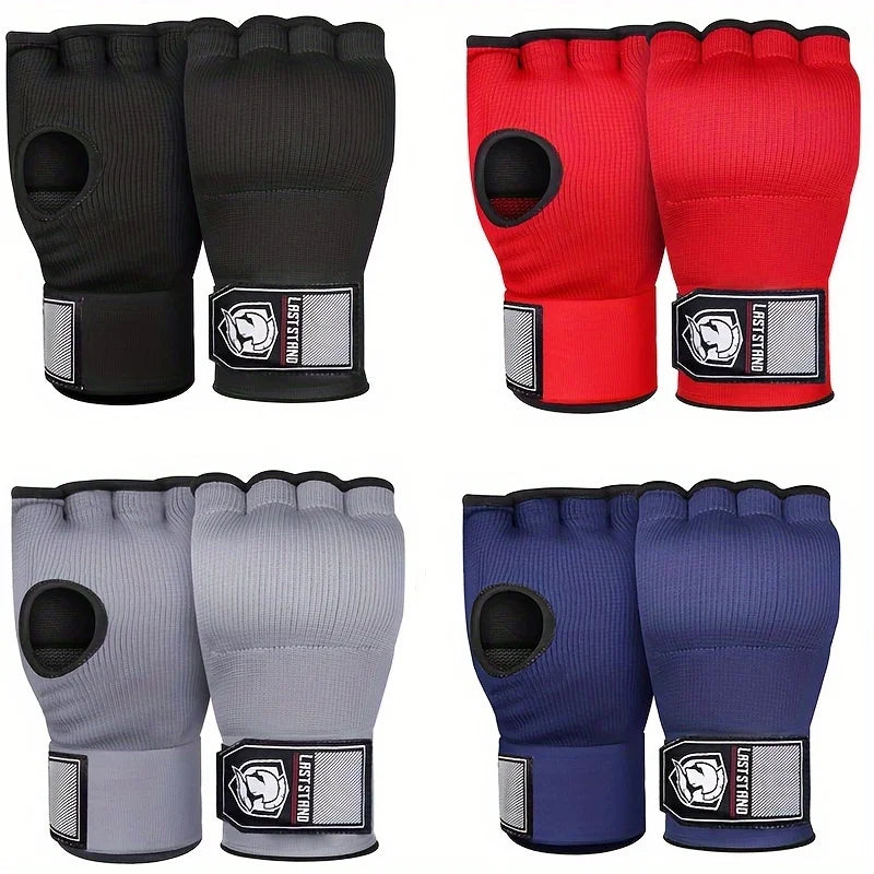 MMA Half Finger Gel Boxing Gloves with Wrist Support