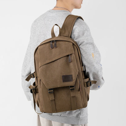Men's Large Capacity Multi Compartment Travel Backpack