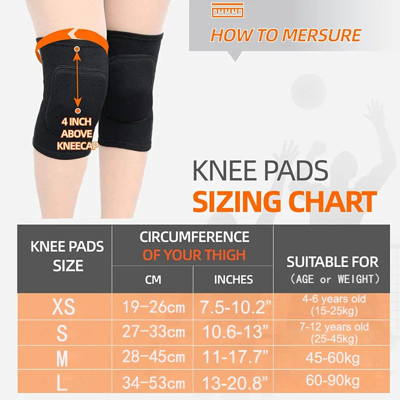 WorthWhile EVA Knee Pads for Volleyball Yoga and Fitness