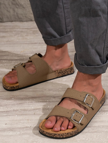 Men’s Waterproof Non Slip Slip On Slippers for Home & Outdoor Use