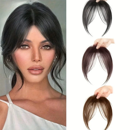 Women's Clip In Natural Middle Part Bangs Hair Extension