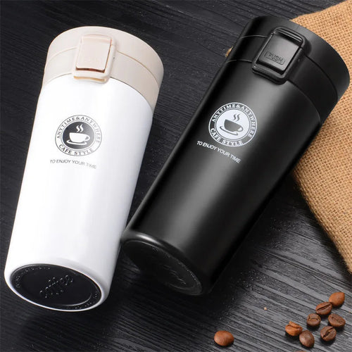 380ml or 510ml Stainless Steel Insulated Coffee Tumbler