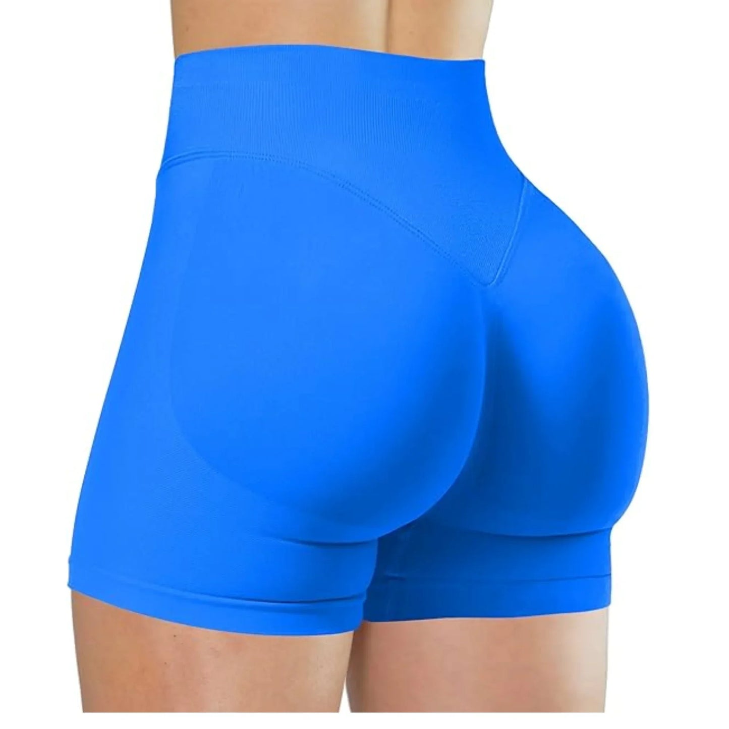 Women's High Waist Elastic Yoga Shorts