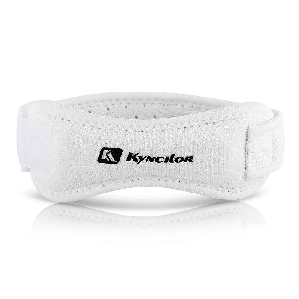 Adjustable Patella Knee Support Strap with Silicone Pad