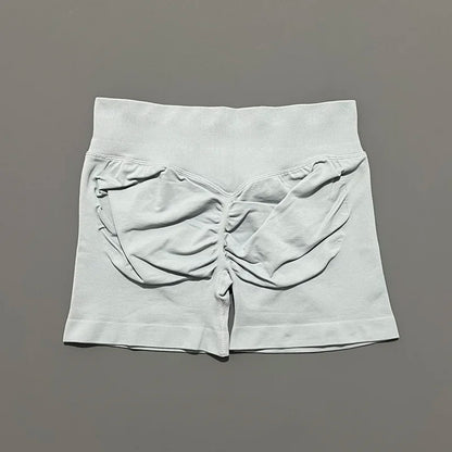 Women's Seamless Scrunch Butt Gym Biker Shorts