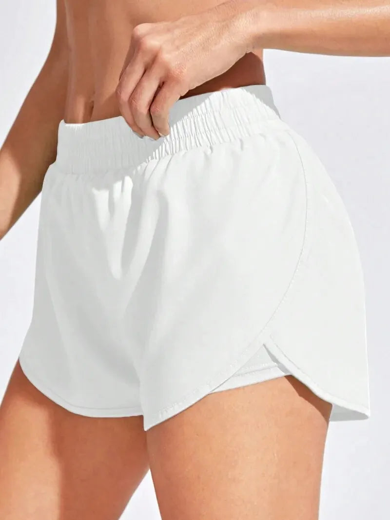 Women's Elastic Yoga Workout Shorts