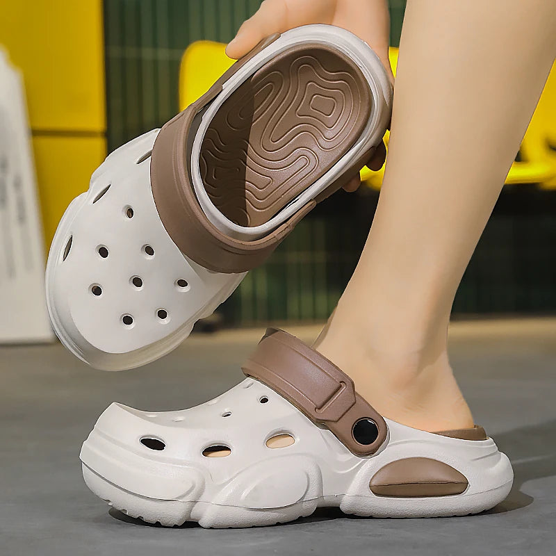 Men’s Thick Sole Non Slip Breathable Summer Beach Sandals