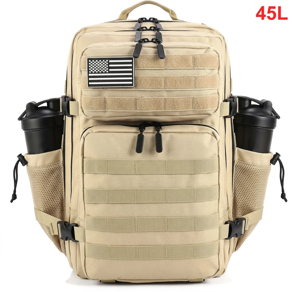 45L Waterproof Tactical Hiking and Travel Backpack