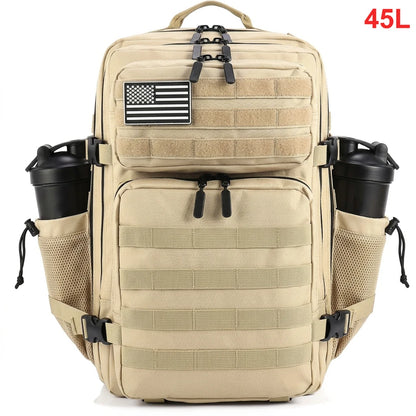 45L Waterproof Tactical Hiking and Travel Backpack