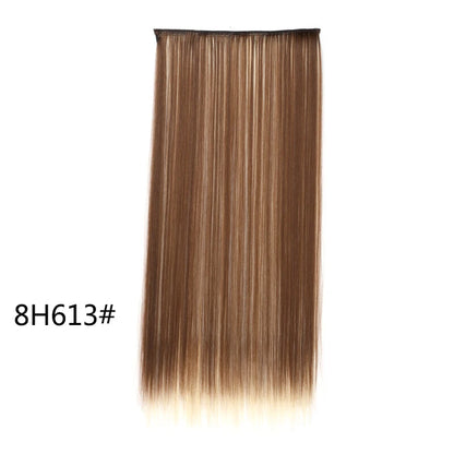 Women's 24 Inch 5 Clip Straight Synthetic Hair Extension