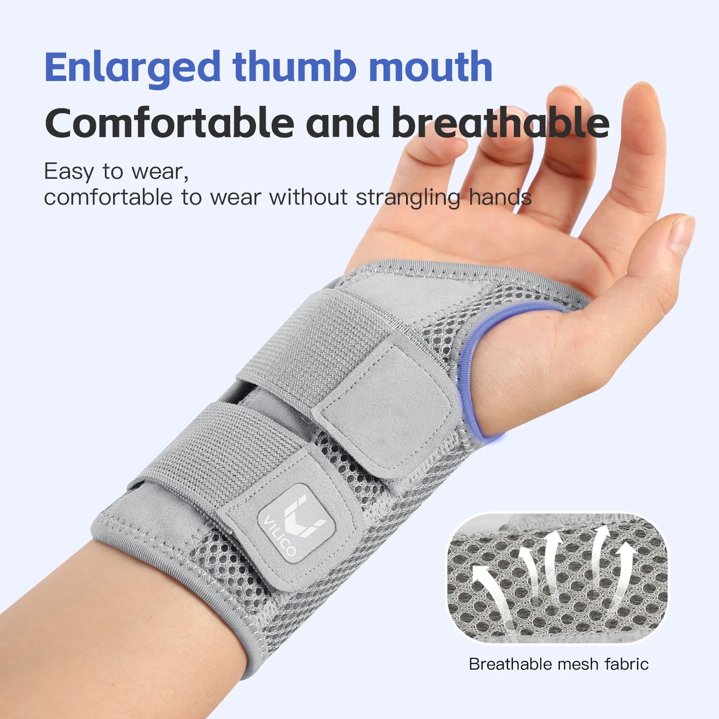 1 or 2 Pack Adjustable Wrist and Thumb Support Straps