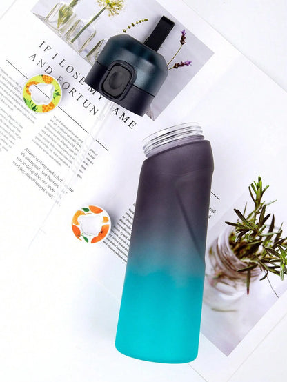 650ml Flavored Sports Water Bottle with Flavor Pod