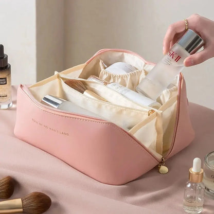 Makeup Organizer Bag for Women Travel Cosmetic Storage Case