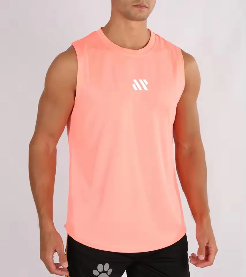 Men's Mesh Bodybuilding Stringer Tank Top