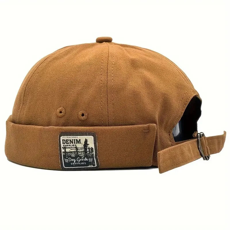Unisex Vintage Brimless Docker Cap