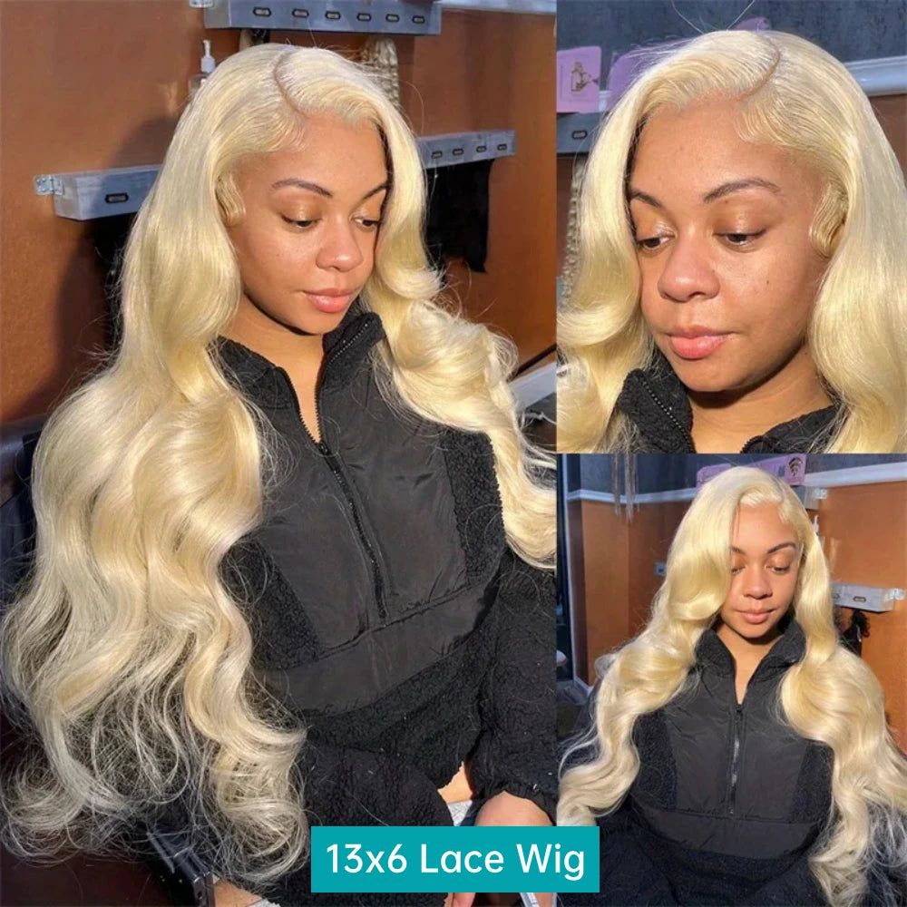 613 Blonde Body Wave 13x6 Lace Front Human Hair Wig