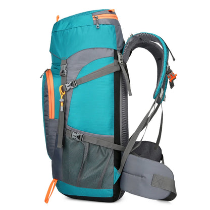 65L Water Resistant Hiking Backpack with Rain Cover