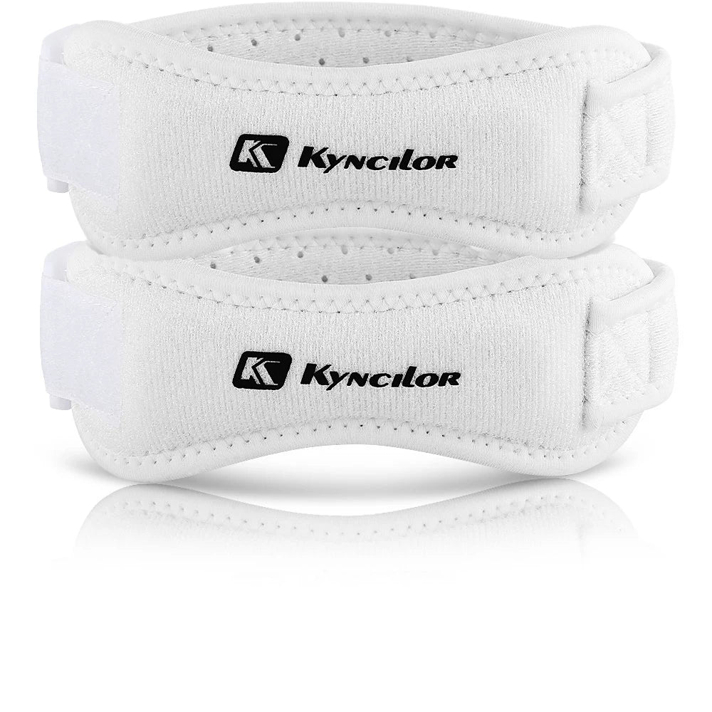 Adjustable Patella Knee Support Strap with Silicone Pad
