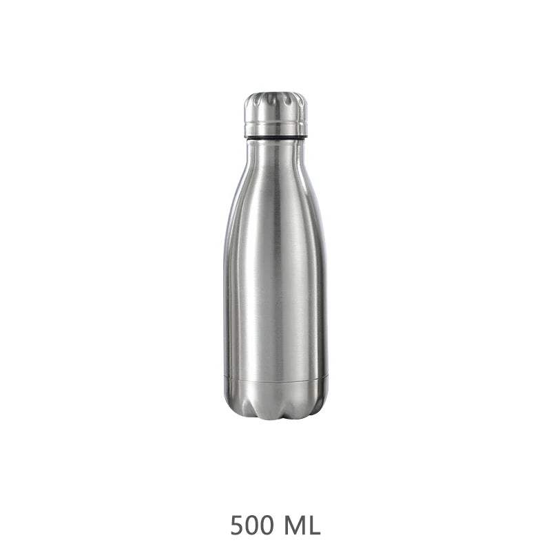 500ml to 1L Stainless Steel Sports Water Bottle
