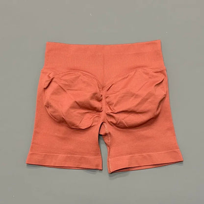 Women's Seamless Scrunch Butt Gym Biker Shorts