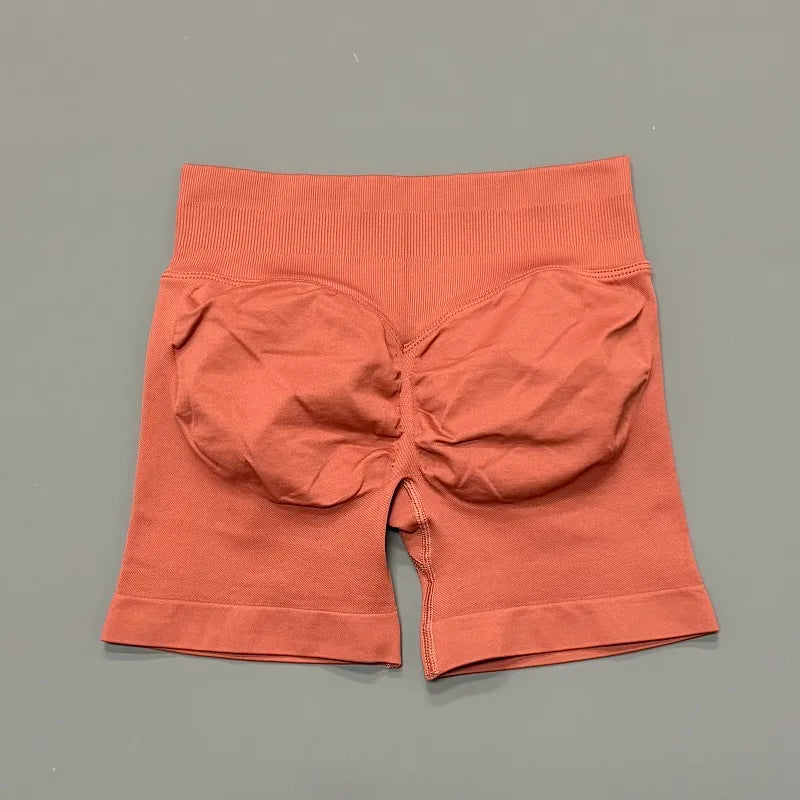 Women Fitness Workout Shorts Yoga High Waist Lift Butt Fitness Shorts Gym Running Sportswear Women Push Up Gym Leggings