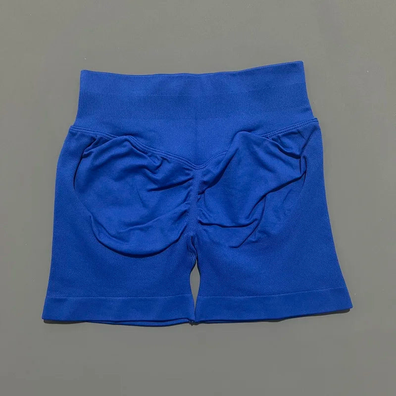 Women's Seamless Scrunch Butt Gym Biker Shorts