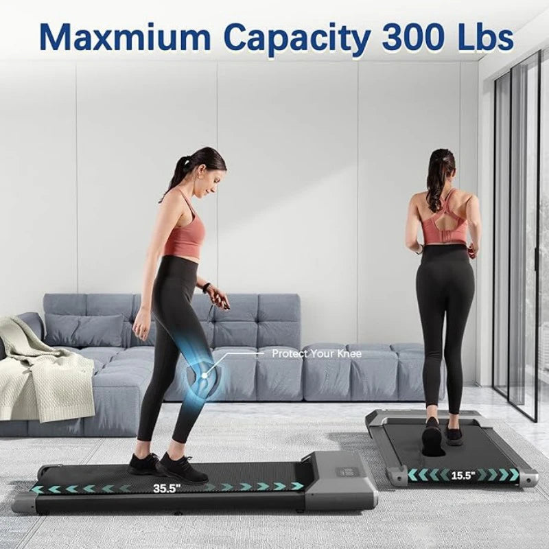 2 in 1 2.5HP Folding Treadmill and Walking Pad