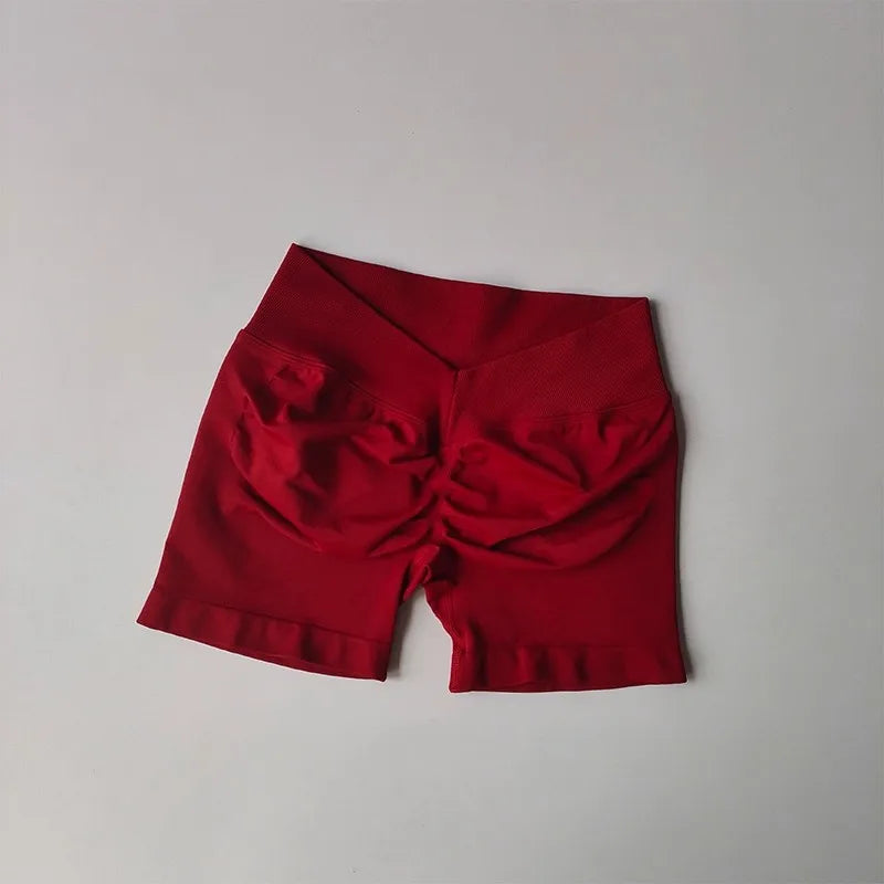 Women's High Waist V Shape Butt Lift Yoga Shorts