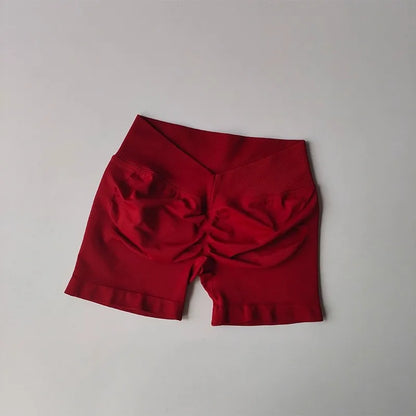 Women's High Waist V Shape Butt Lift Yoga Shorts
