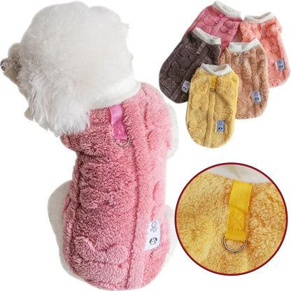 Soft Fleece Pullover Sweater for Small Dogs & Cats Winter Pet Clothes
