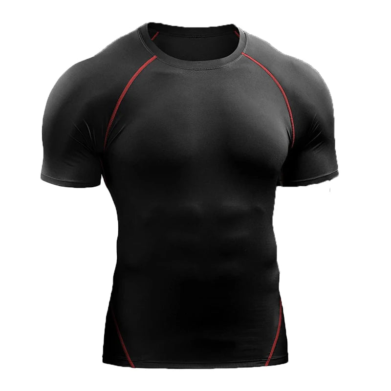 Men's Quick Dry Compression Running T Shirt