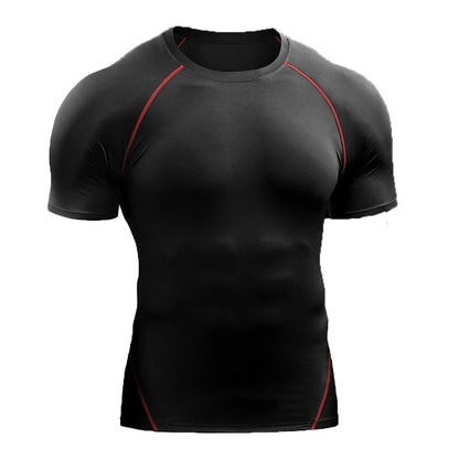 Men's Quick Dry Compression Running T Shirt