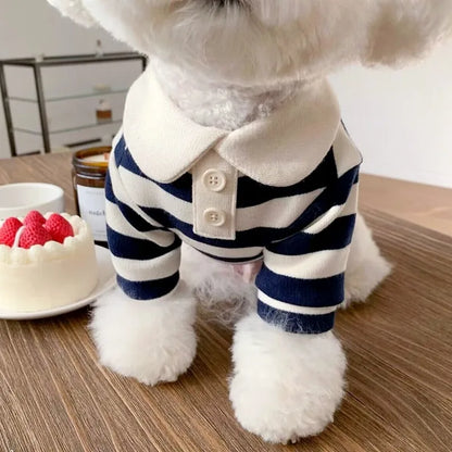 Soft Breathable Polo Shirt for Small & Medium Dogs Summer Pet Clothes