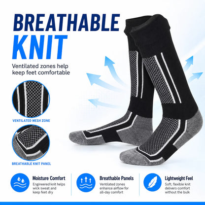 Thermal Compression Over the Calf Ski Socks