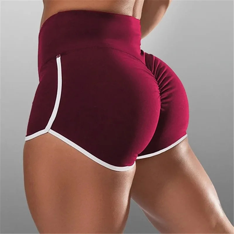 Women's Low Waist Stretchy Yoga Gym Shorts