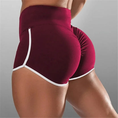 Women's Low Waist Stretchy Yoga Gym Shorts