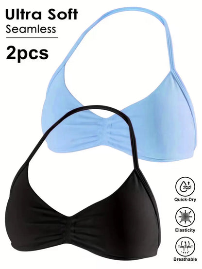 Women's High Support Lace Up Sports Bra