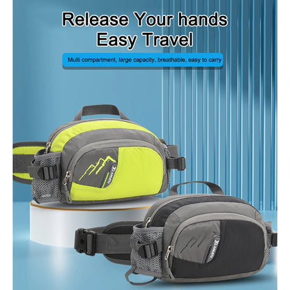 Running Waist Pack with Phone Pouch and Bottle Holder