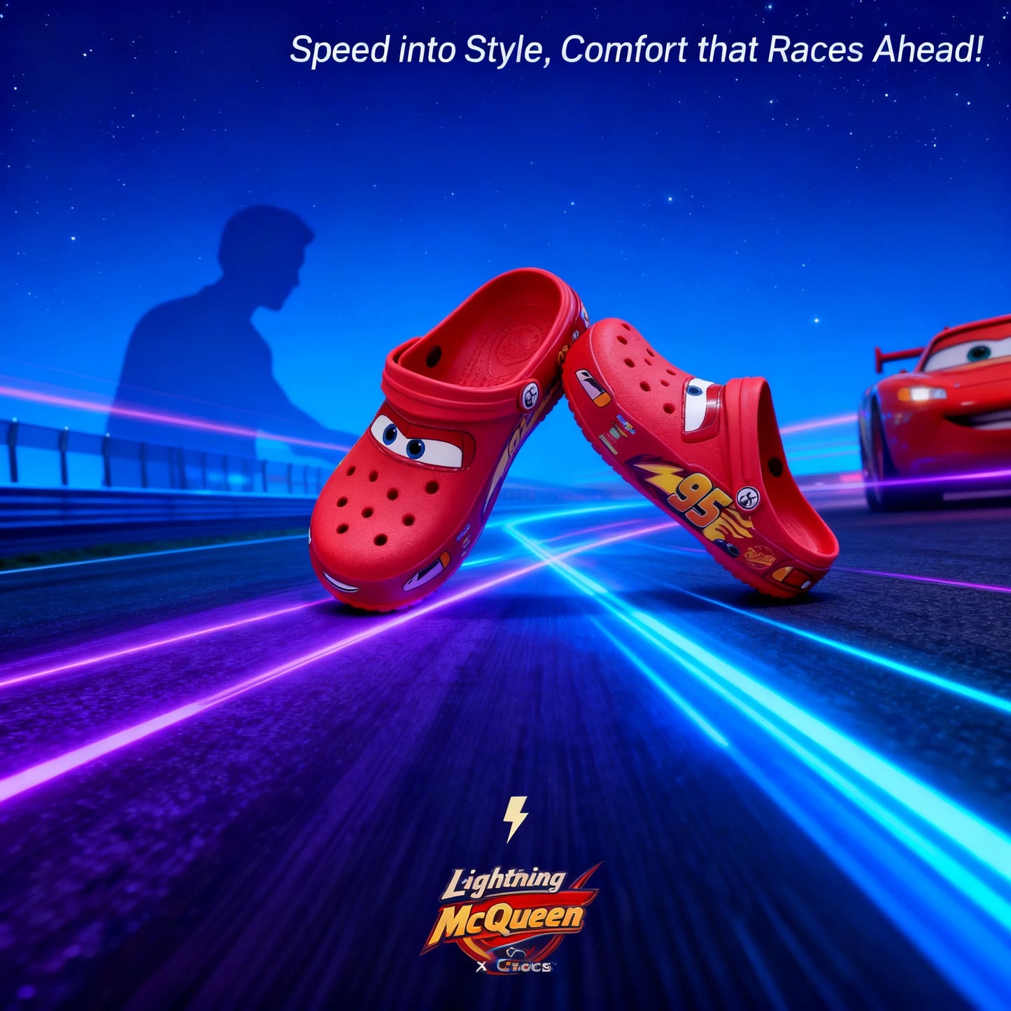 Kids Lightning McQueen EVA Waterproof Sandals