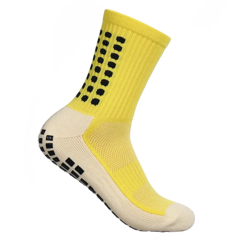 MagiMobo Men's Non Slip Grip Football Socks