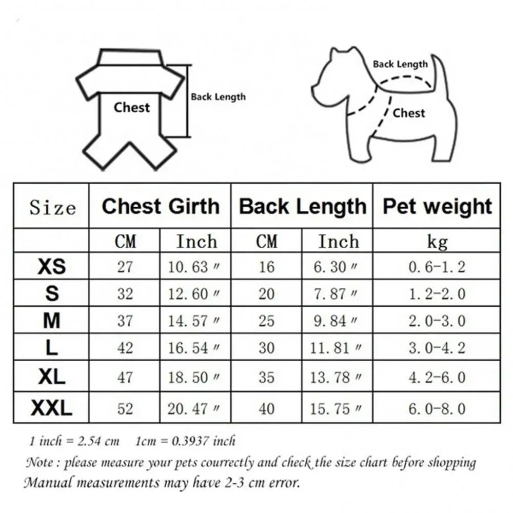 Warm Winter Dog Hoodie Sweatshirt for Small & Medium Dogs