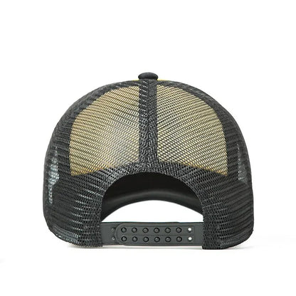 Unisex Breathable Mesh Snapback Baseball Cap