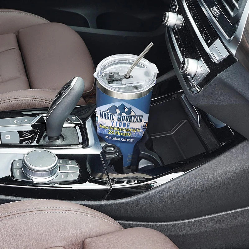 Stainless Steel Vacuum Insulated Tumbler with Straw