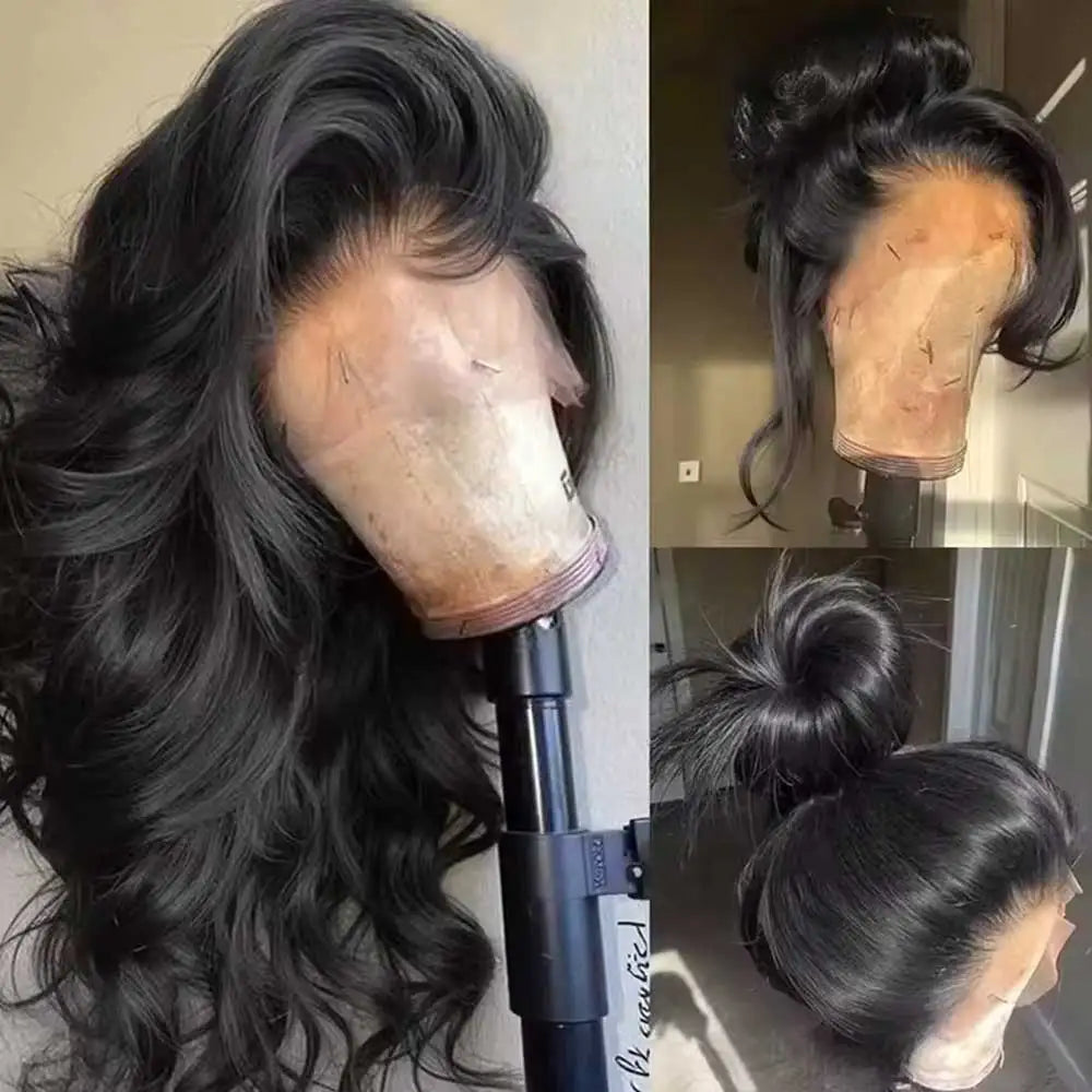 Women's 250% Density Body Wave HD Lace Front Human Hair Wig